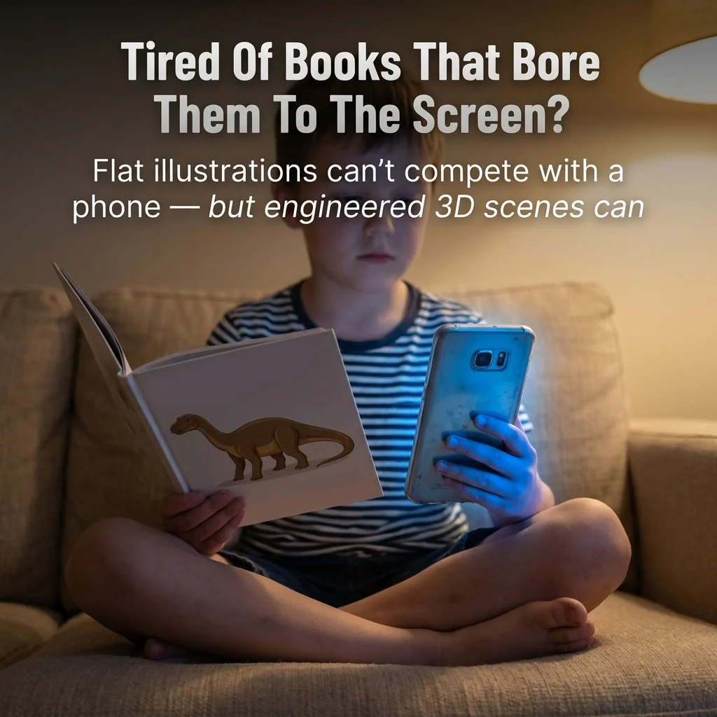 RexQuest™ — Get Your Dino-Obsessed Kid Reading Until The Book Falls Apart - Image 2