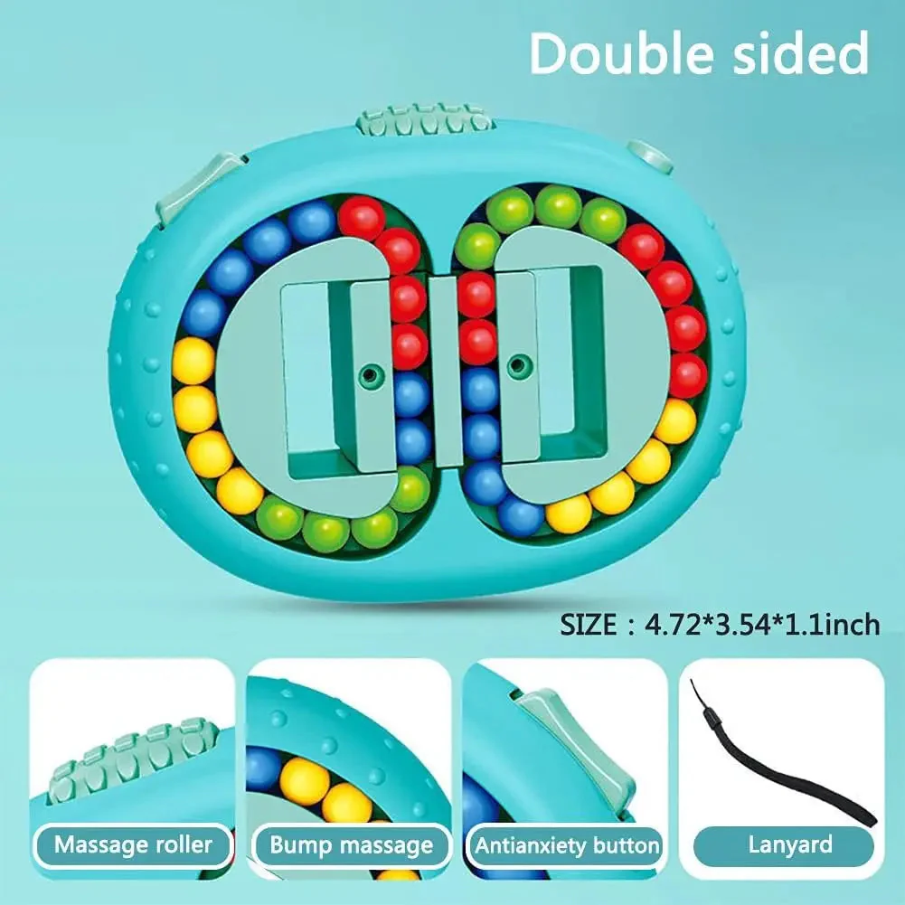 Rotating Bean Fidget Puzzle — Improves Logic & Color Recognition - Image 3