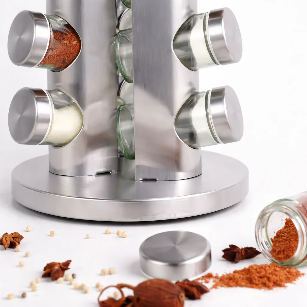 Rotating Spice Rack with 12 Jars - Image 6