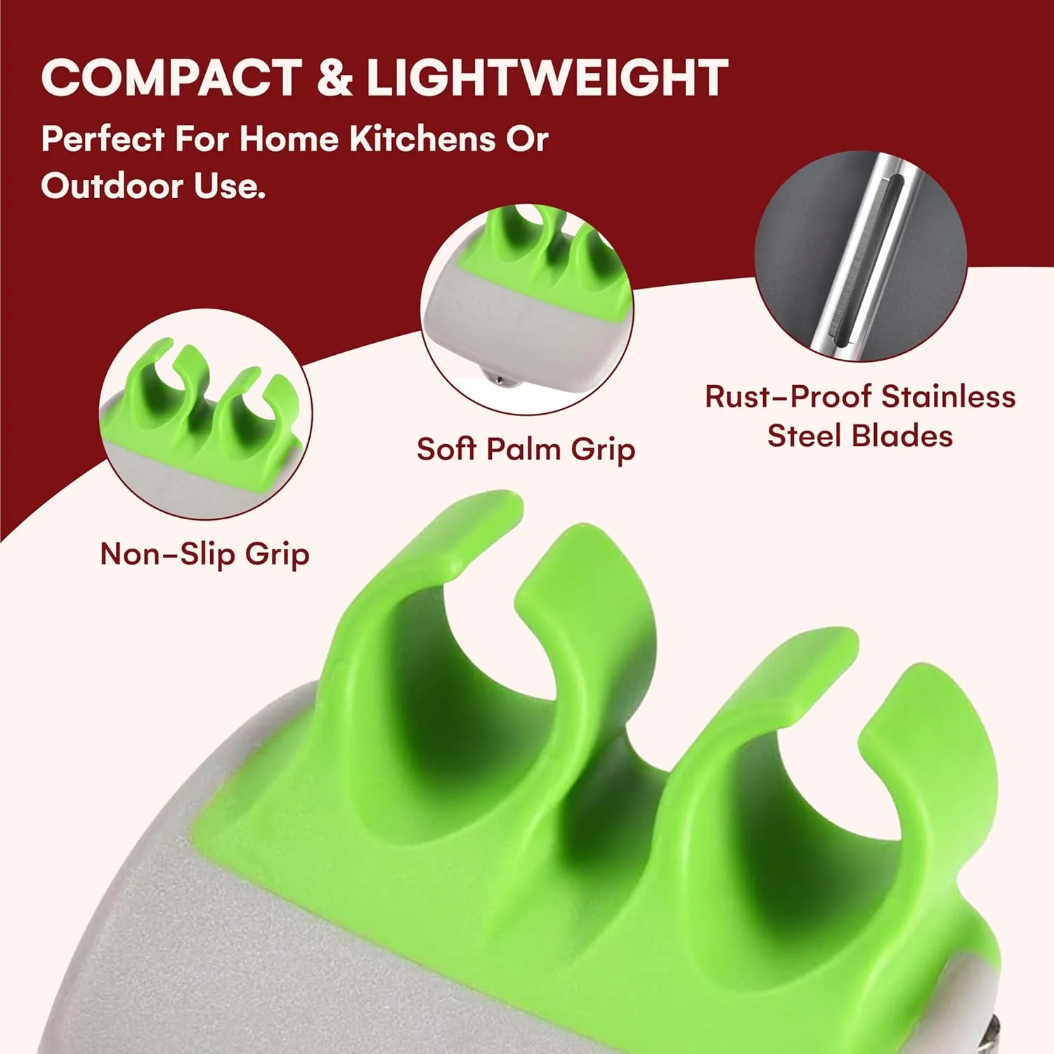 Safe Grip Peeler for Worry-Free Kitchen Moments - Image 2