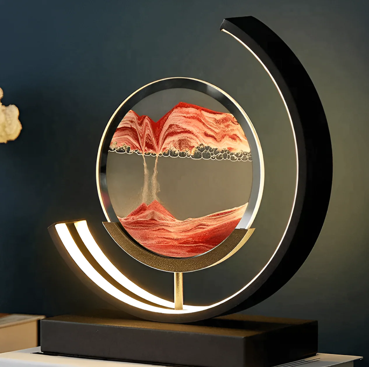 Sand Glow LED Illuminated Sand Lamp - Image 9