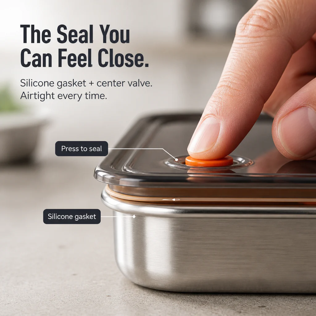 SealedPure™ — Lock In Freshness 5x Longer with Restaurant-Grade Steel - Image 3