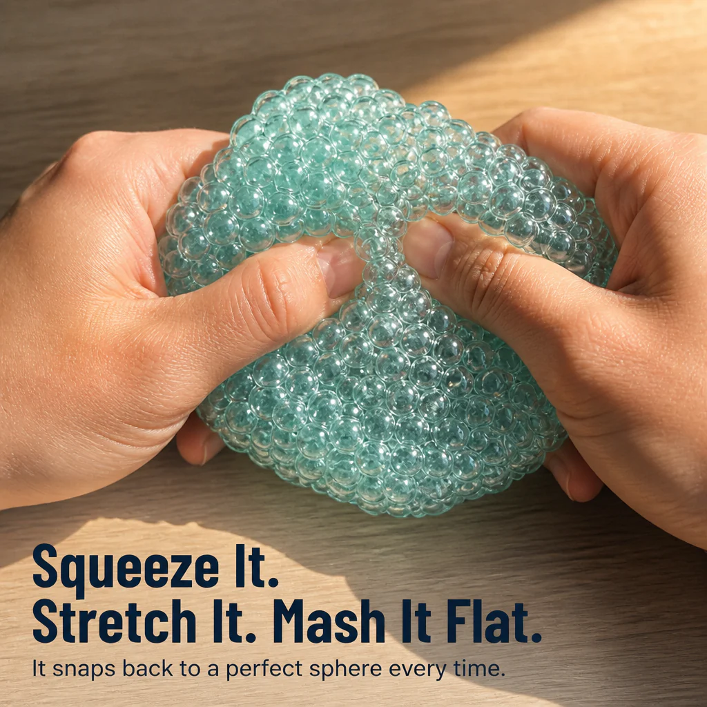 Sensicalm™ — Squeeze the Anxious Energy Out and Slip Back Into Focus | Sensory Bubble Ball - Image 3