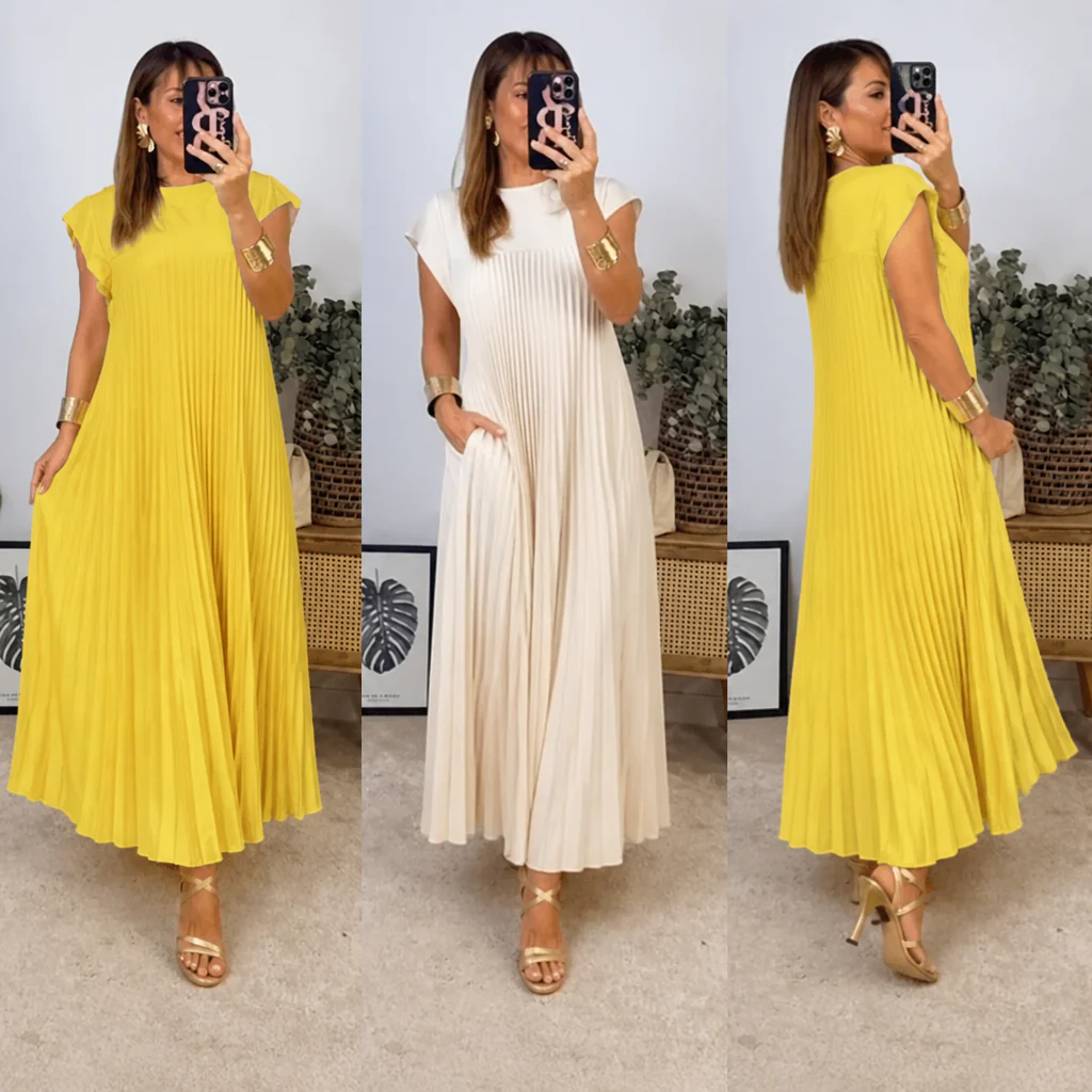 SeraphaBelle™ Pleated Maxi Dress — Embrace Confidence and Comfort That Moves With You All Day - Image 5
