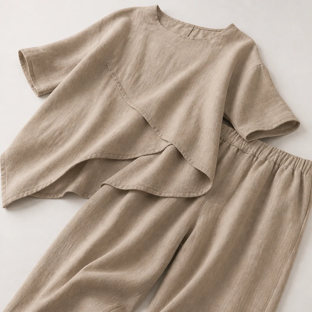 SerenaAura™ Two-Piece Loose Set — Unleash Effortless Confidence with Every Move - Image 6