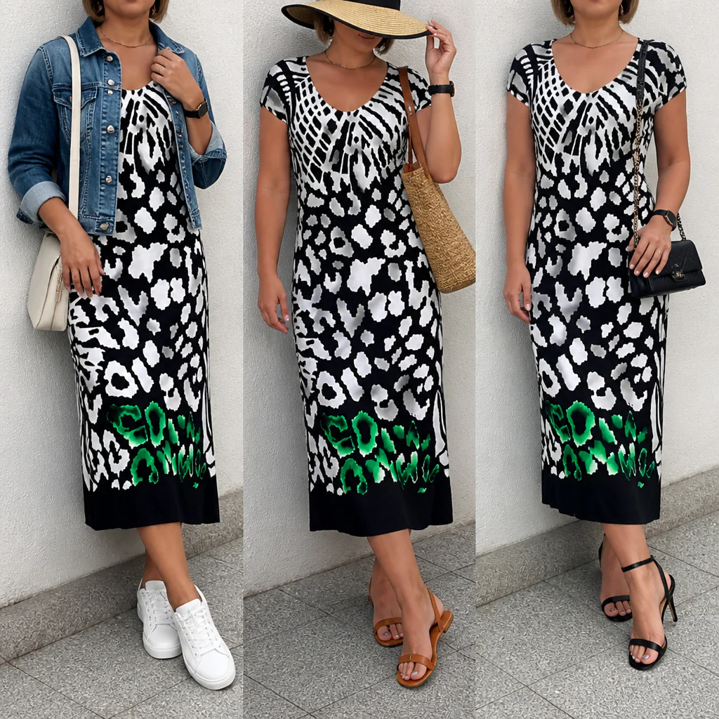 SereneSilk™ Wrap Dress — Unleash Your Confidence with Effortless Comfort and Flawless Style - Image 7