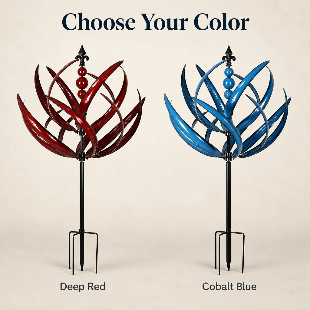 SereniWind™ — Watch the Lightest Breeze Bloom a Slow-Spinning Metal Lotus - Image 7