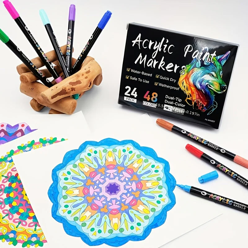 Set of 120 Acrylic Markers - Image 9