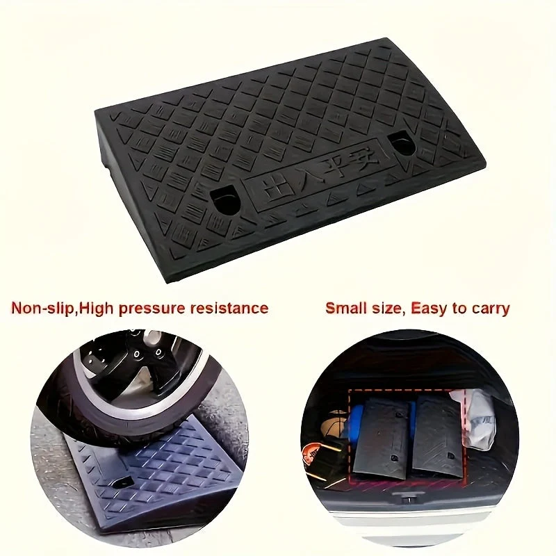Set of 2 Curb Ramps, 10 cm Height, Made of PE - Image 3