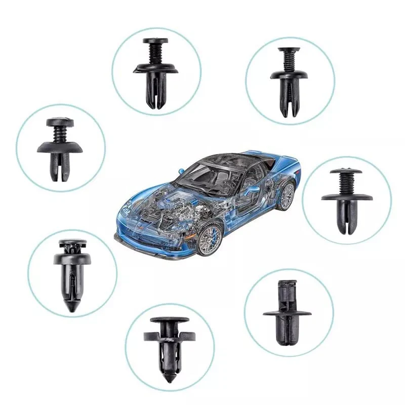 Set of 680 Automotive Fastening Clips - Image 5