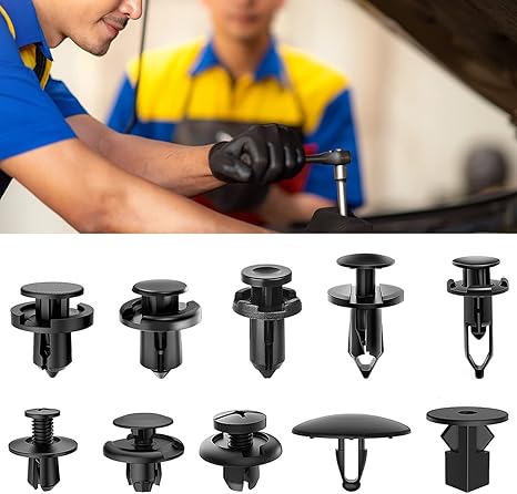 Set of 680 Automotive Fastening Clips - Image 9