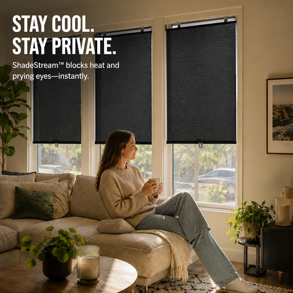 ShadeStream™ — Instantly Cool, Private Rooms Without a Single Drill - Image 2