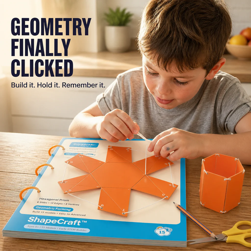 ShapeCraft™ — Build Real 3D Shapes And Make Geometry Finally Click For Kids 6+