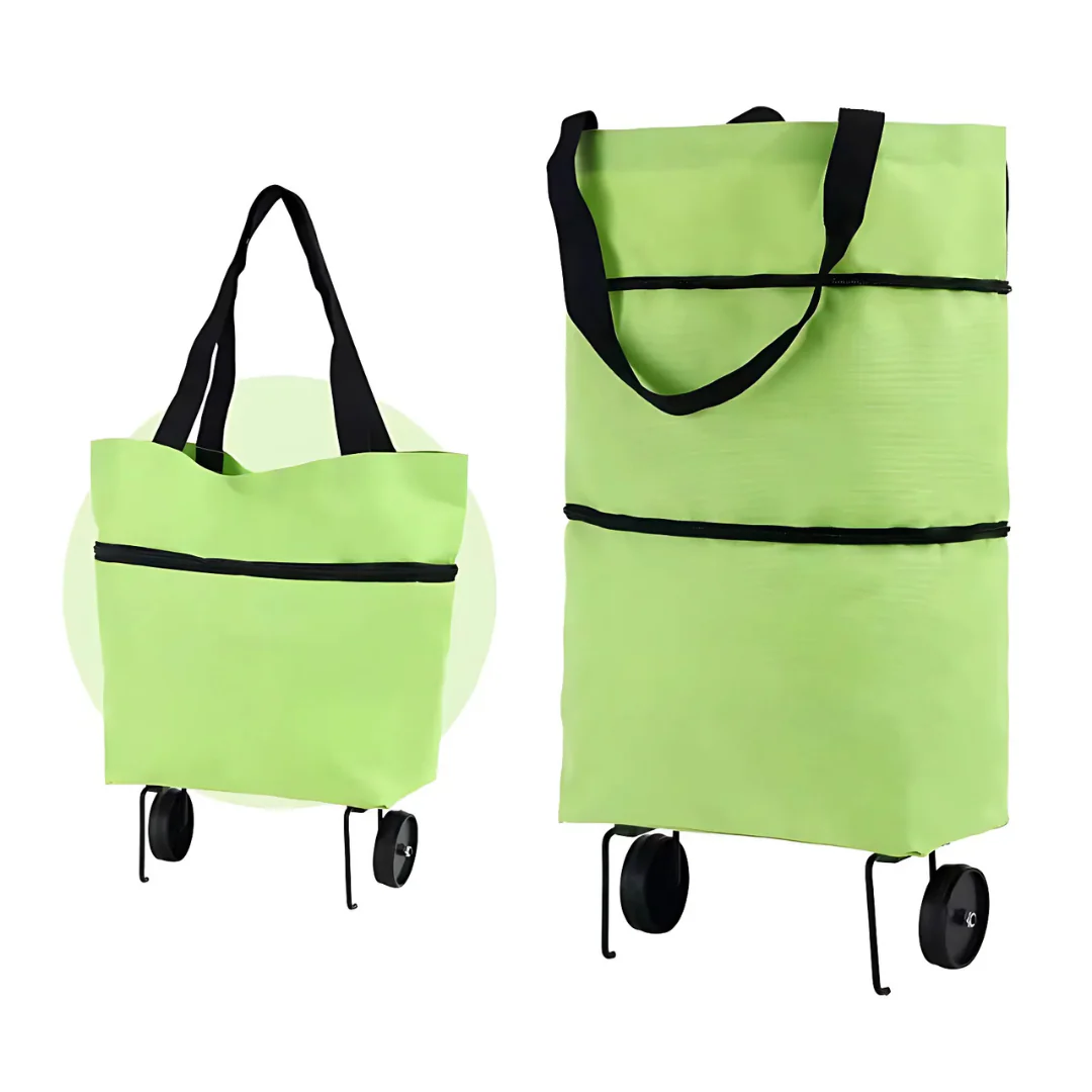Shopping Cart | Collapsible Rolling Bag | Lightweight Carrier | Icone - Image 3