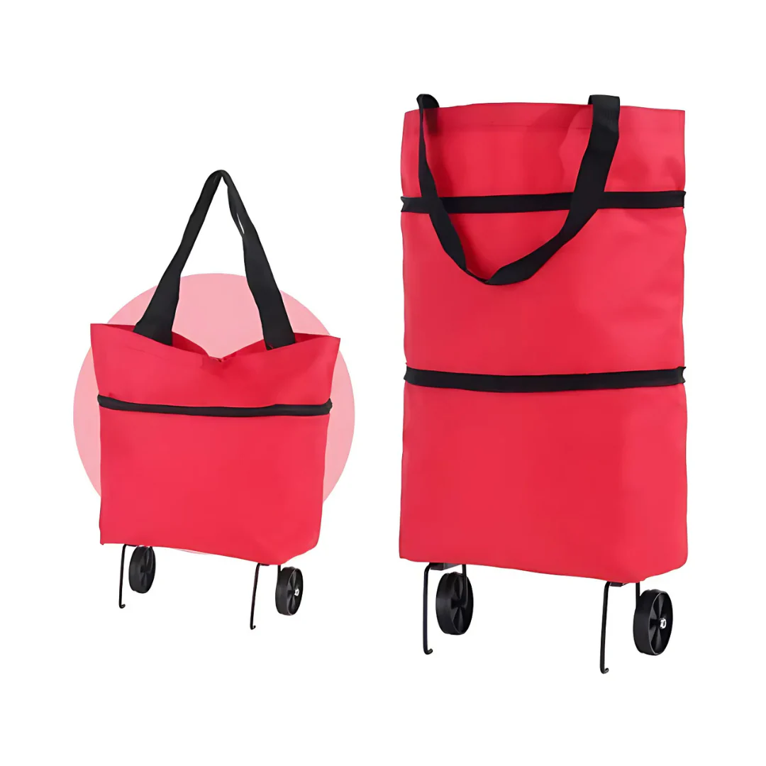Shopping Cart | Collapsible Rolling Bag | Lightweight Carrier | Icone - Image 5