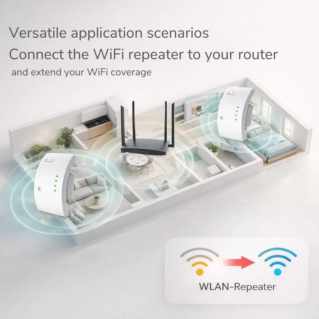 Signal Amplifier | Extended Range | Simple Plug and Play Installation | WiFiora - Image 6