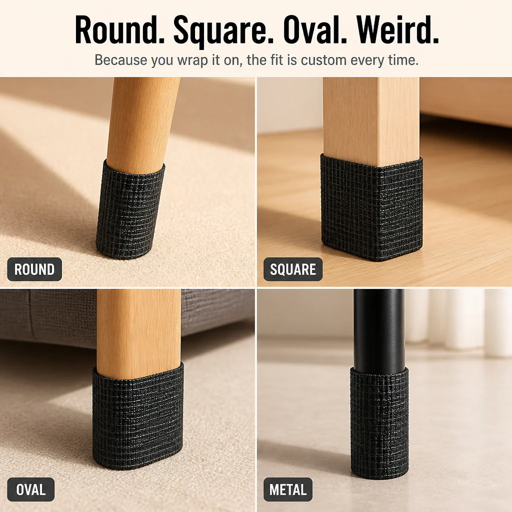SilencioGuard™ — Wrap Any Furniture Leg to Stop Scratches & Screech - Image 4