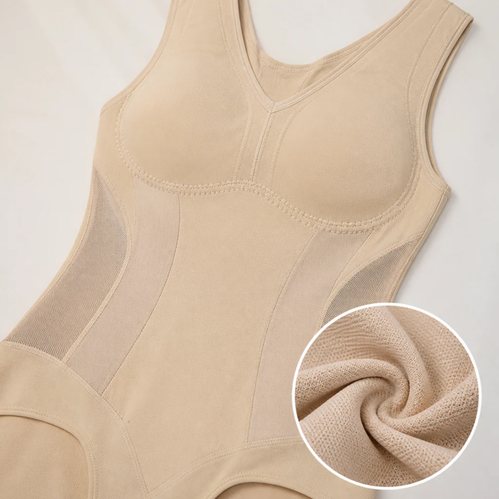 SilhouettaCurve™ – Seamless Full-Body Shaping Bodysuit with Tummy-Smoothing Panels - Image 4