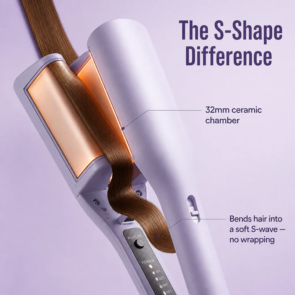 SilkaCurl™ — Press, Glide & Get Effortless Beachy Waves Every Morning - Image 3