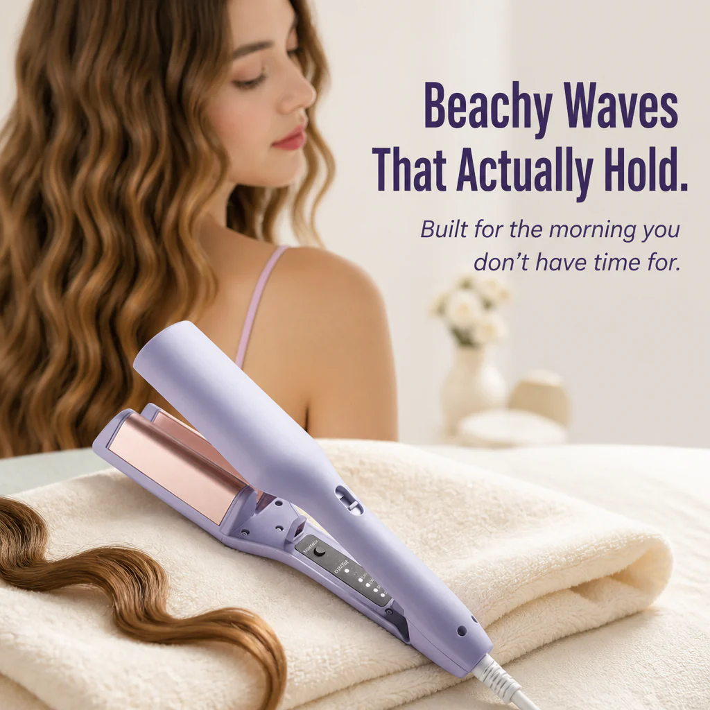 SilkaCurl™ — Press, Glide & Get Effortless Beachy Waves Every Morning - Image 9