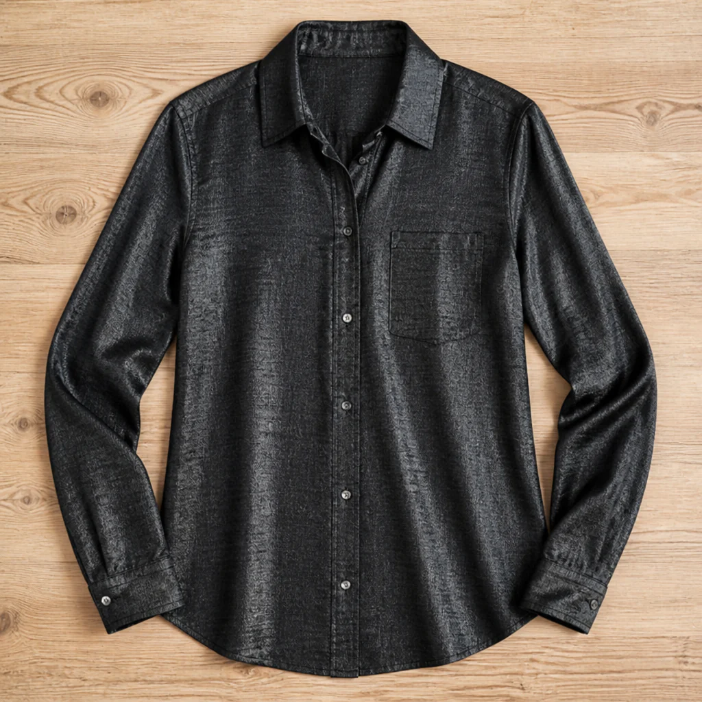 SilkenAura™ Mercerized Lapel Shirt — Glow with Effortless Elegance and All-Day Confidence - Image 12