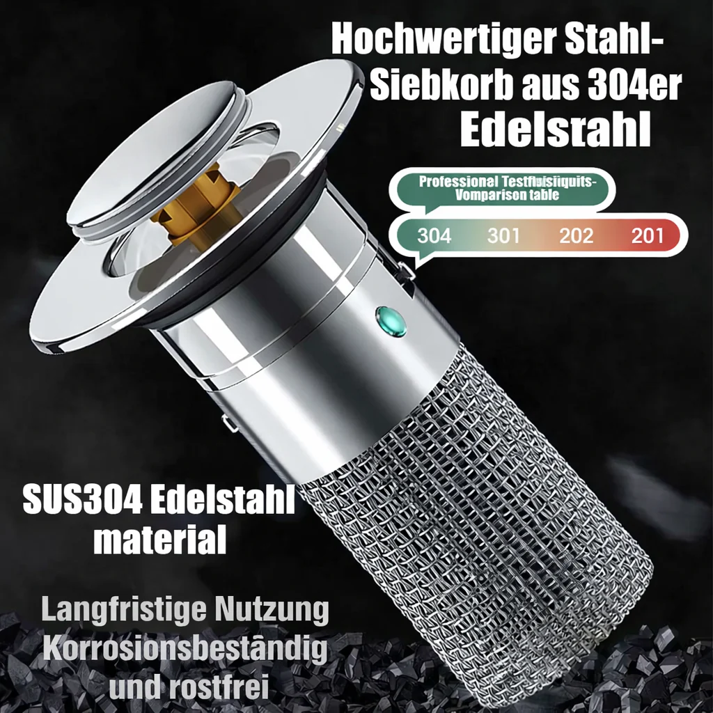 Sink Drain Plug | Stainless Steel Clog-Resistant Filter | FilterPro - Image 8