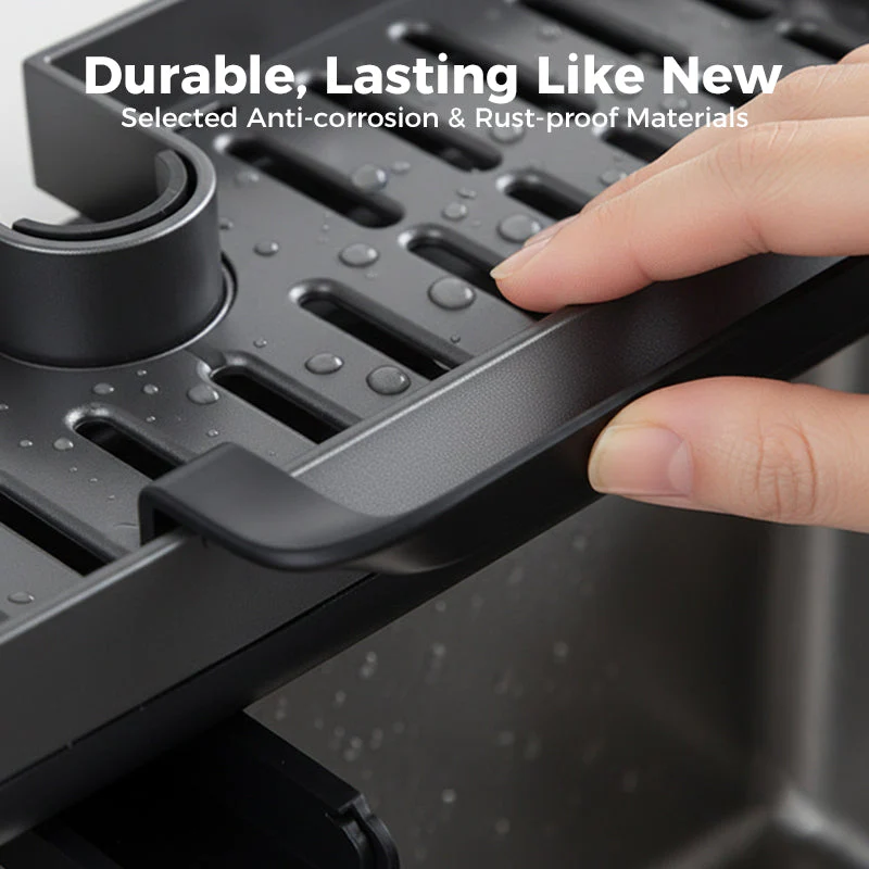 Sink Rack | Speeds Up Sponge and Brush Drying | Clamp-On Mount | SinkSmart - Image 5
