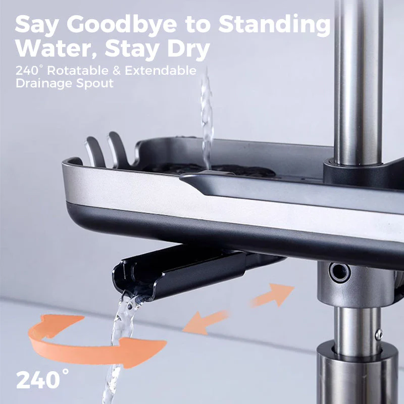 Sink Rack | Speeds Up Sponge and Brush Drying | Clamp-On Mount | SinkSmart - Image 8