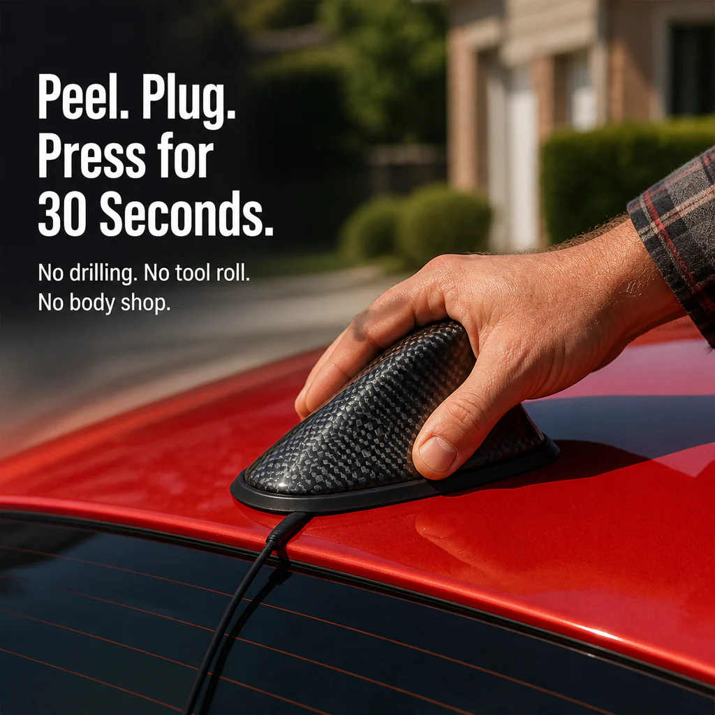 SkyRazor™ — Ditch the Stock Whip For a Factory-Look Shark Fin in 60 Seconds - Image 5