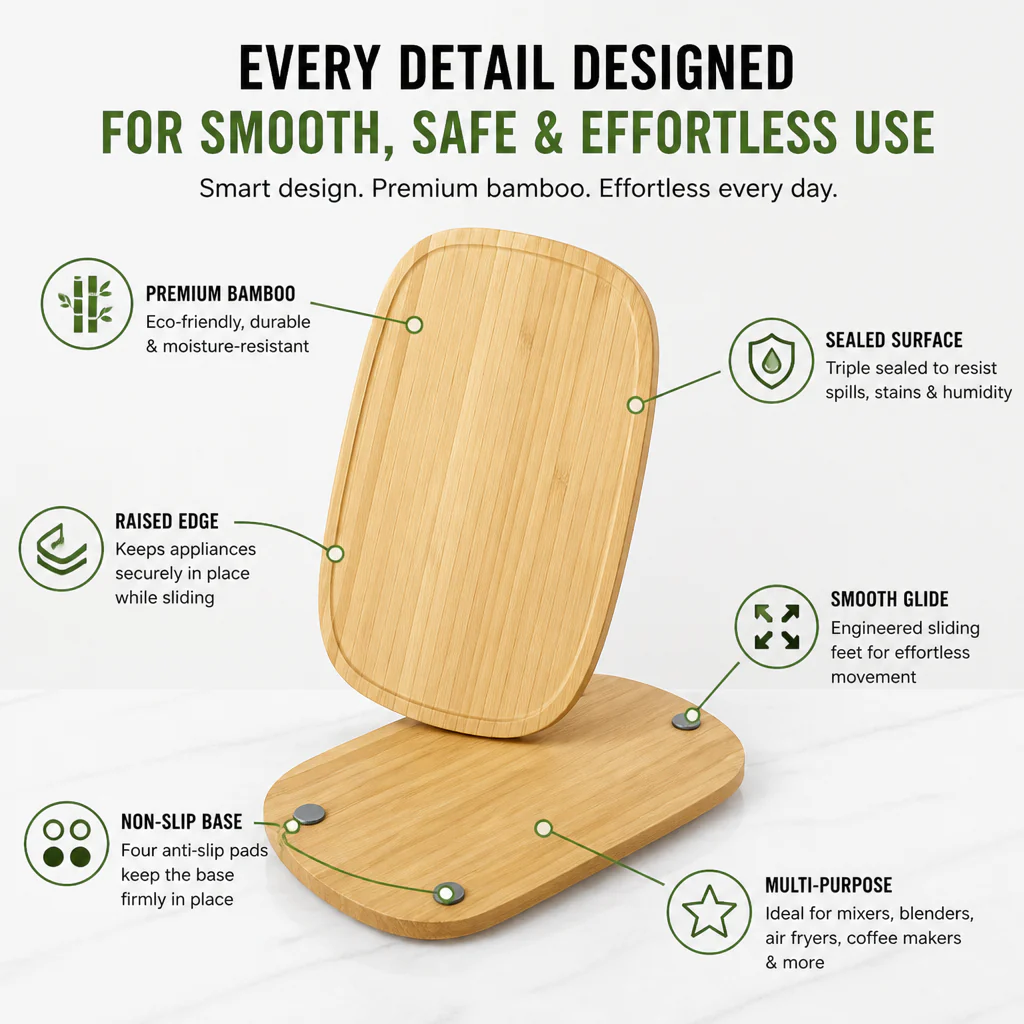 SlipFlow™ — Swivel, Slide & Reclaim Your Counter Without Lifting a Thing - Image 3