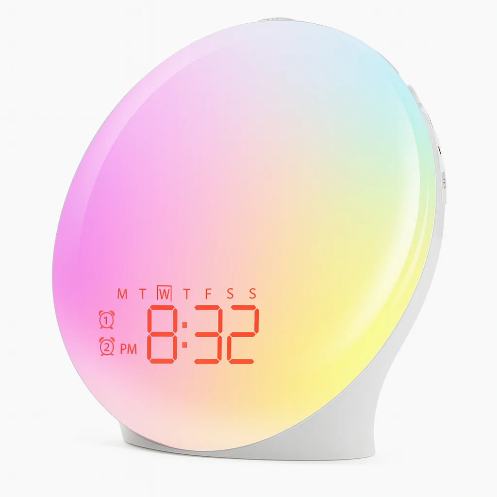 Smart Alarm Clock with Sunrise Simulation and Light Therapy功能 - Image 3