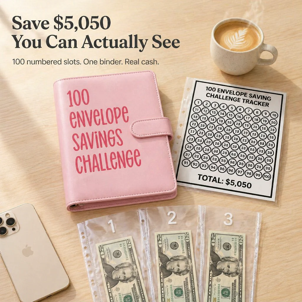 SmartSave System™ — Stack Up $5,050 in Numbered Slots You Watch Fill Up