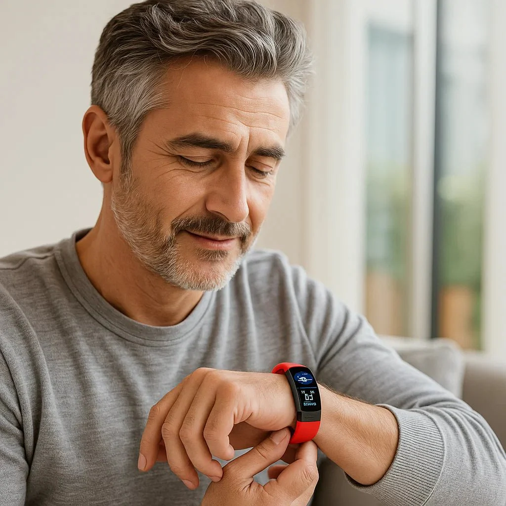 Smartwatch Featuring ECG, Blood Pressure Tracking, and Sleep Analysis - Image 3