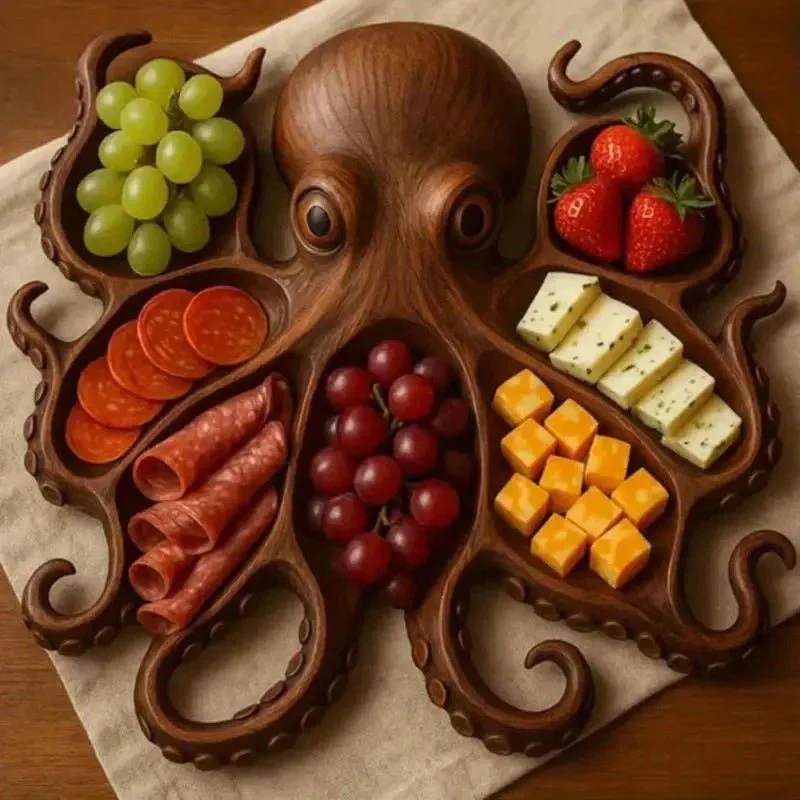 Snack Tray | Solid Wood Serving Board | Animal Design | NaturKueche - Image 11