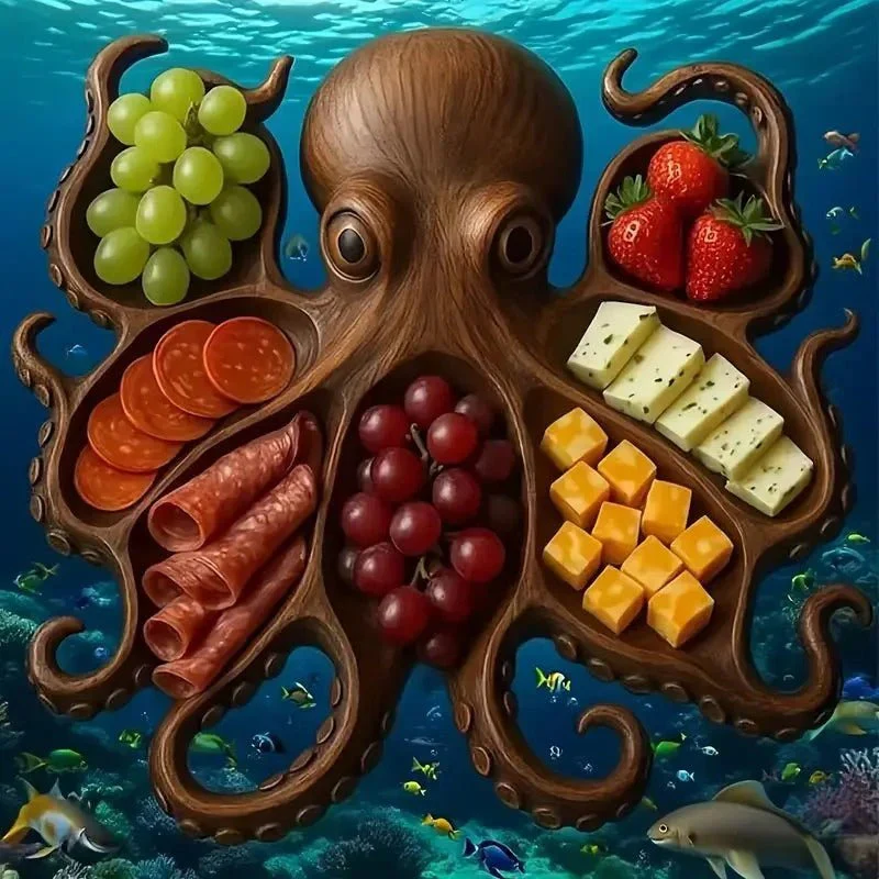 Snack Tray | Solid Wood Serving Board | Animal Design | NaturKueche - Image 4