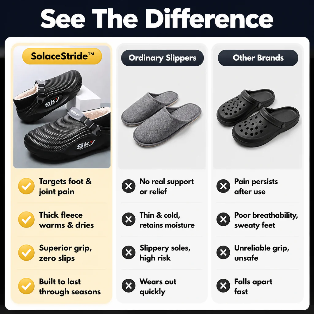 SolaceStride™ — Warm Cold, Aching Feet Into Cozy, Pain-Free All-Day Comfort - Image 5