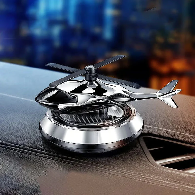 Solar Aromatherapy Car Diffuser with Rotating Design - Image 6