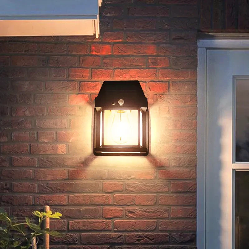 Solar Lantern Wall Light with Motion Detector – Pack of 2 - Image 4