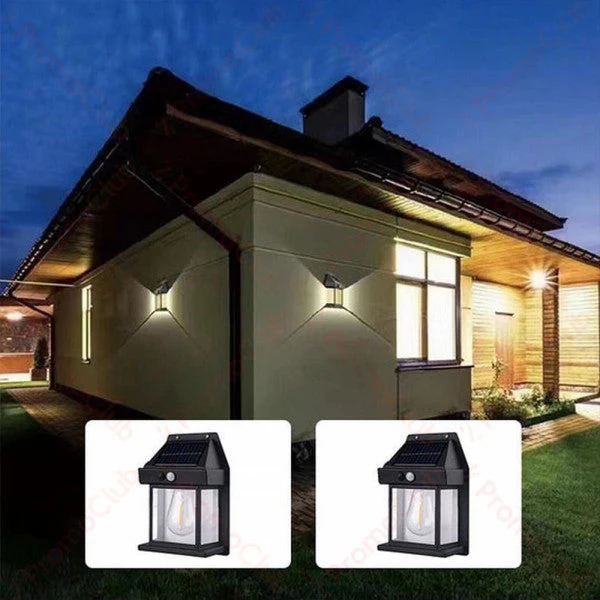 Solar Lantern Wall Light with Motion Detector – Pack of 2 - Image 8