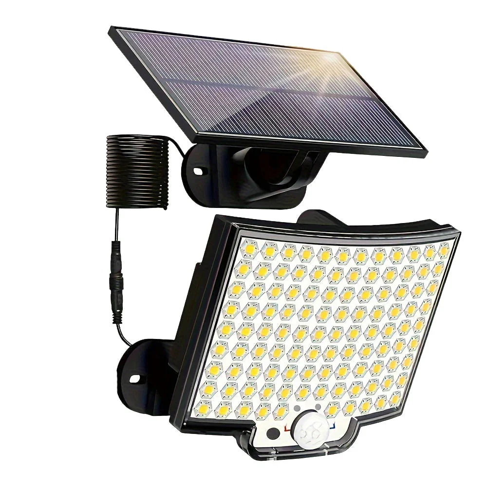 Solar Outdoor Wall Light with Motion Detector – 106/144/280 LEDs
