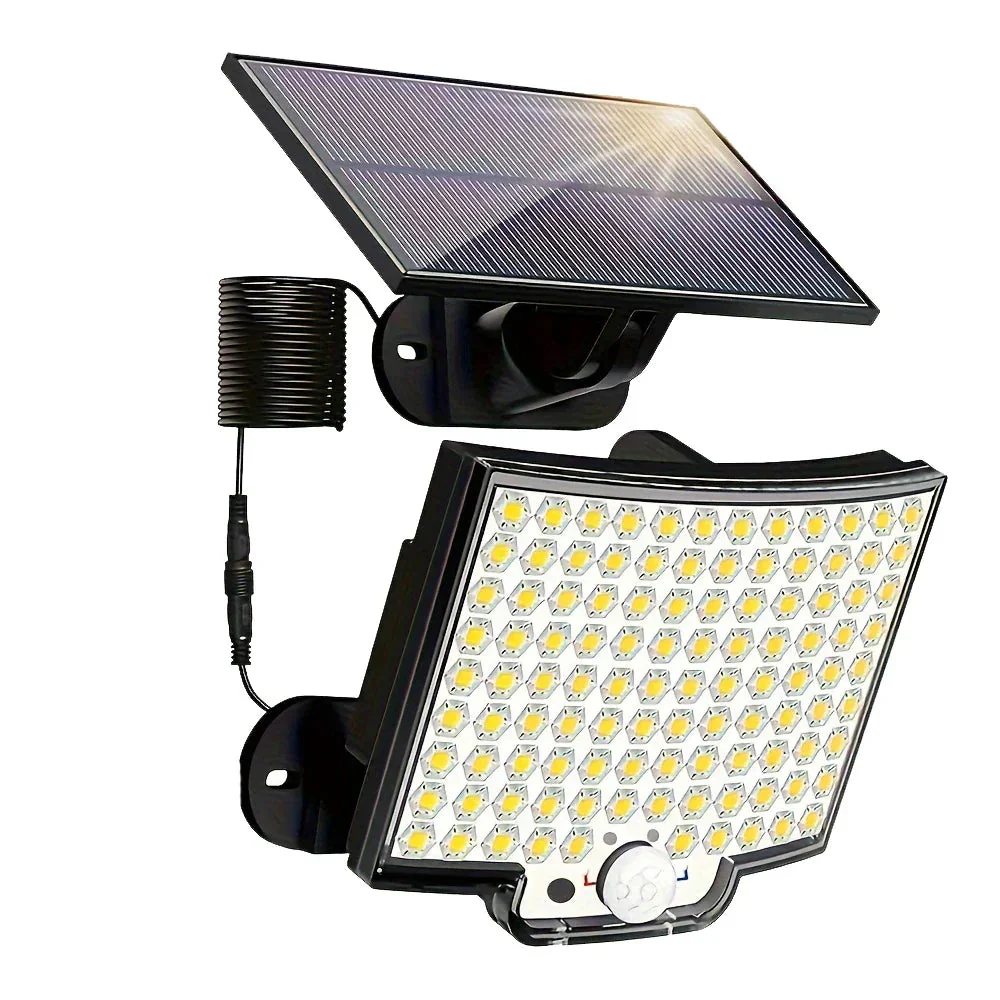 Solar Outdoor Wall Light with Motion Detector – 106/144/280 LEDs - Image 10