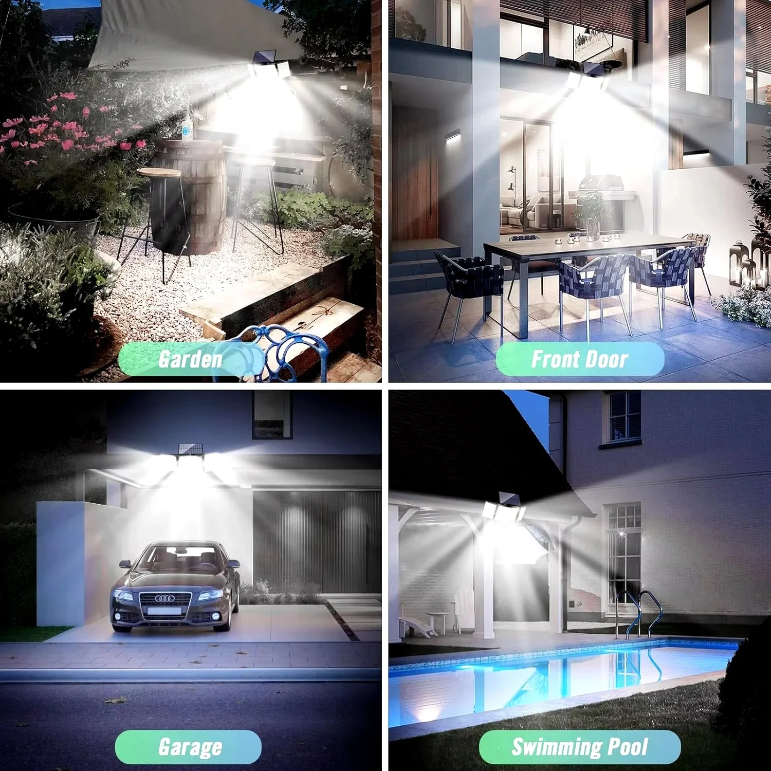 Solar Outdoor Wall Light with Motion Detector – 106/144/280 LEDs - Image 8