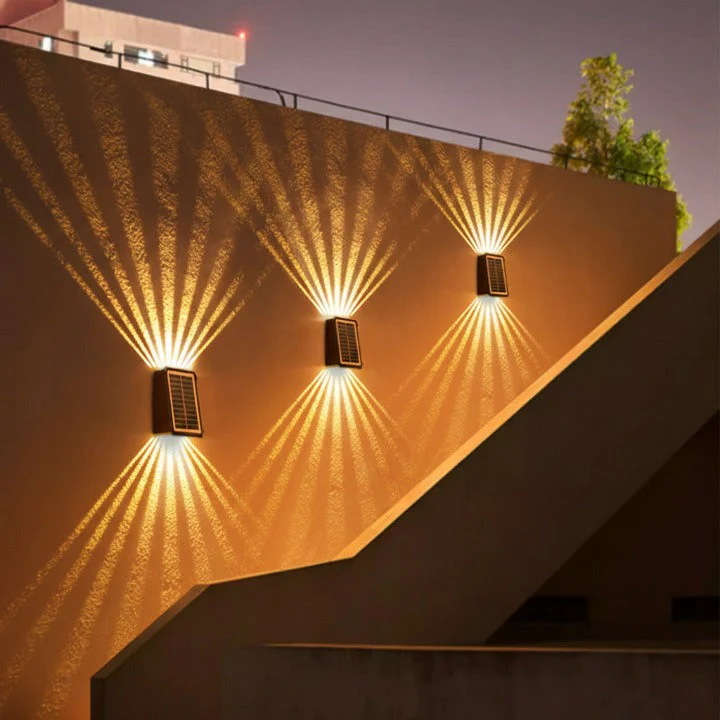 Solar Outdoor Wall Light with RGB & Warm White – Wireless & Automatic - Image 11