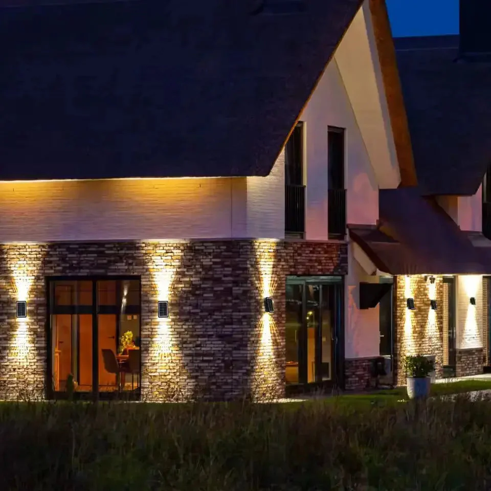 Solar Outdoor Wall Light with RGB & Warm White – Wireless & Automatic - Image 5