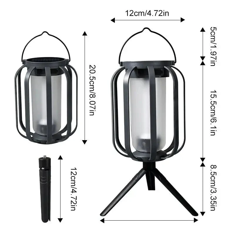 Solar-Powered Lantern with 4 Modes – Perfect for Camping & Garden Events - Image 9