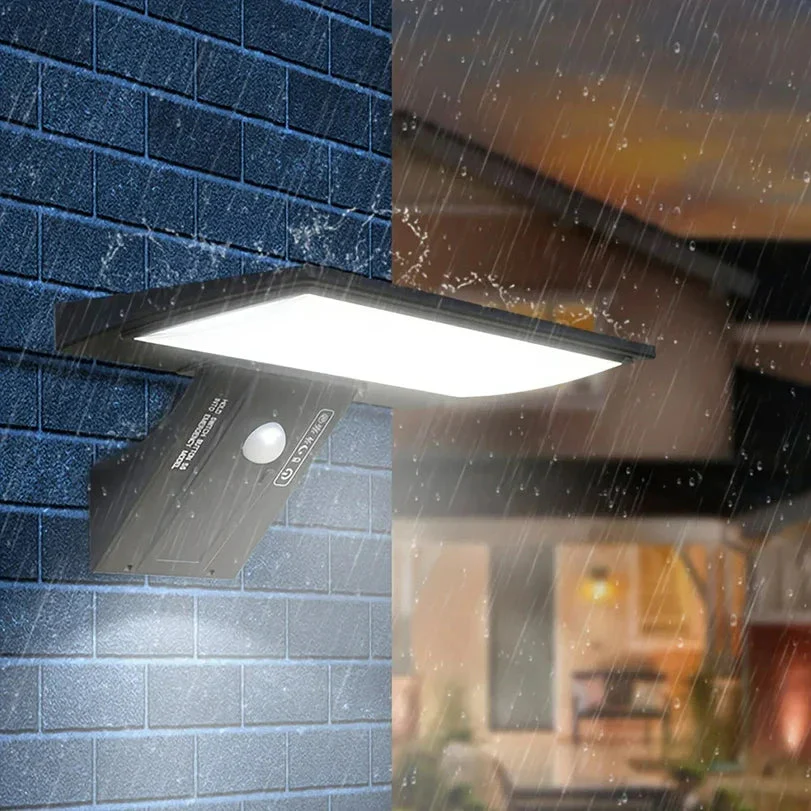 Solar Powered LED Wall Light with Motion Detector & Remote Control - Image 3