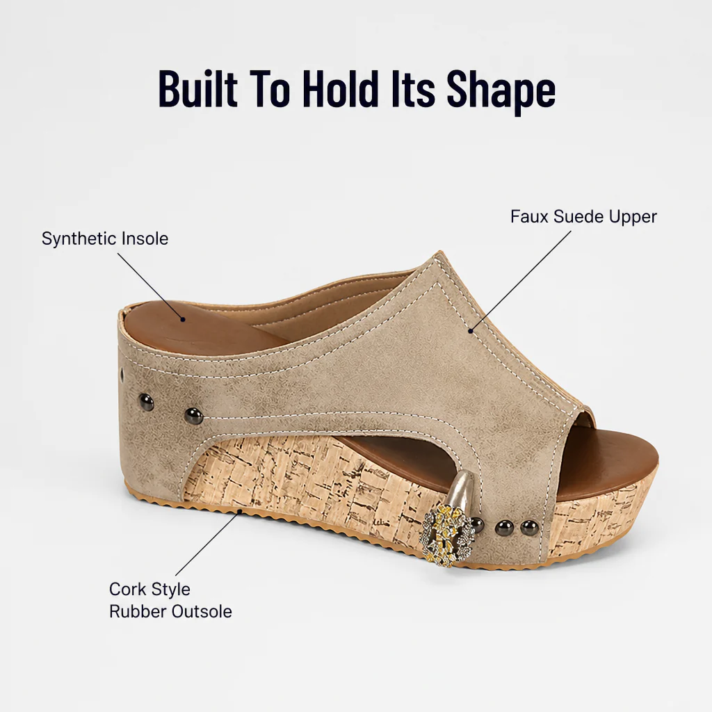 SolaraLuxe™ Wedge Sandals — Walk Pain-Free with Bold Style That Commands Attention - Image 10