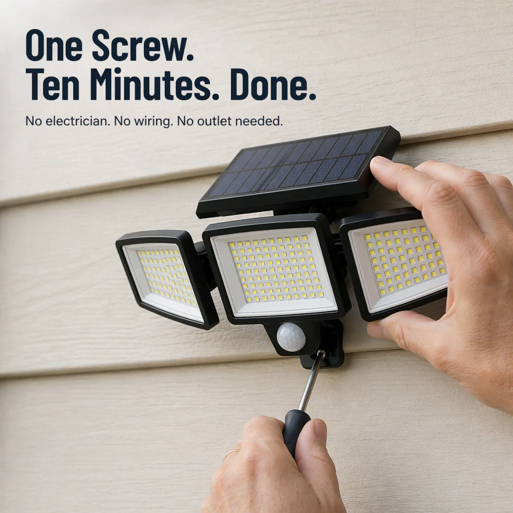 LumaRay™ — Flood Every Dark Corner With 270° of Motion-Sensing Solar Light - Image 7