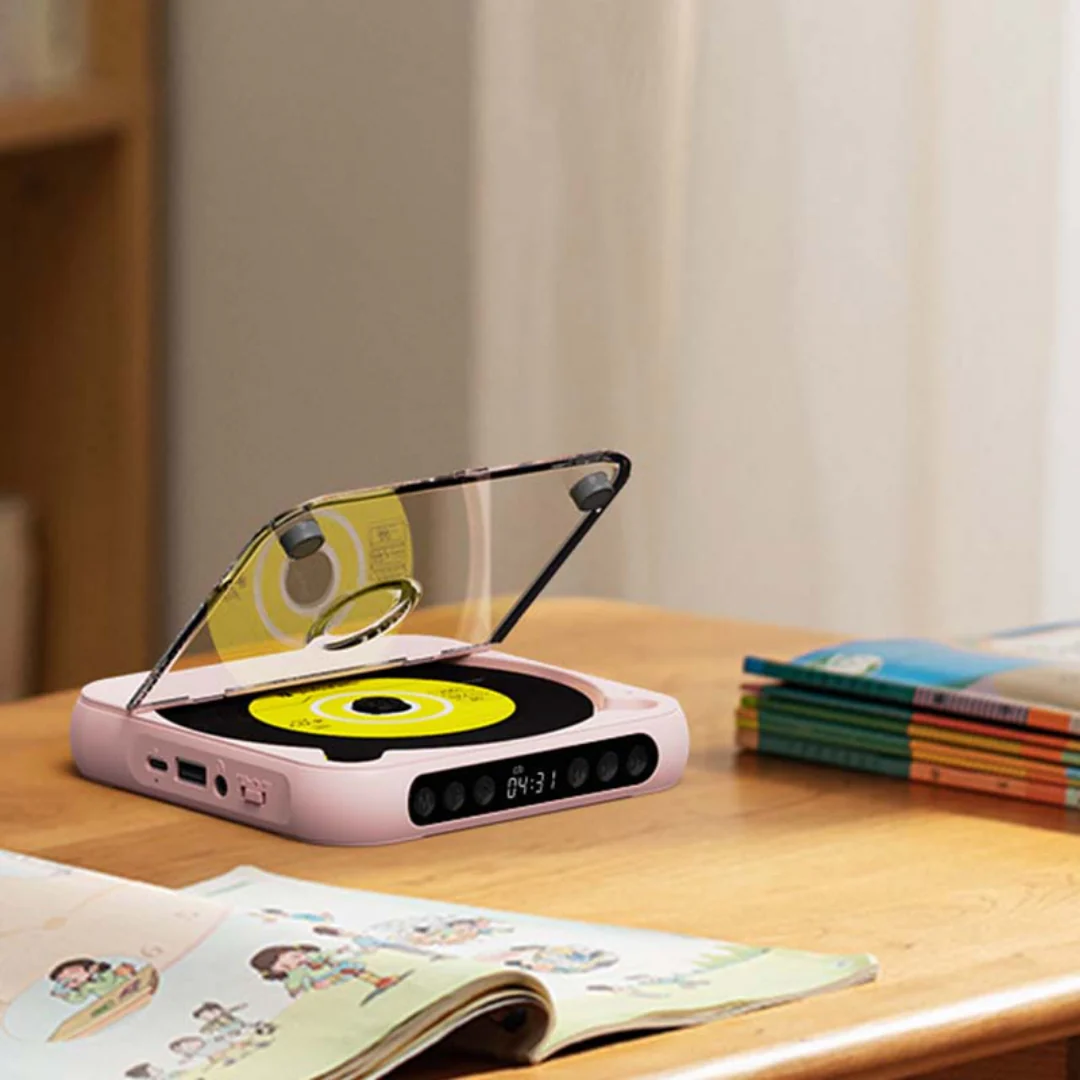 SonicAura™ Portable CD Player — Relive Every Note with Freedom and Pure, Unforgettable Sound - Image 4