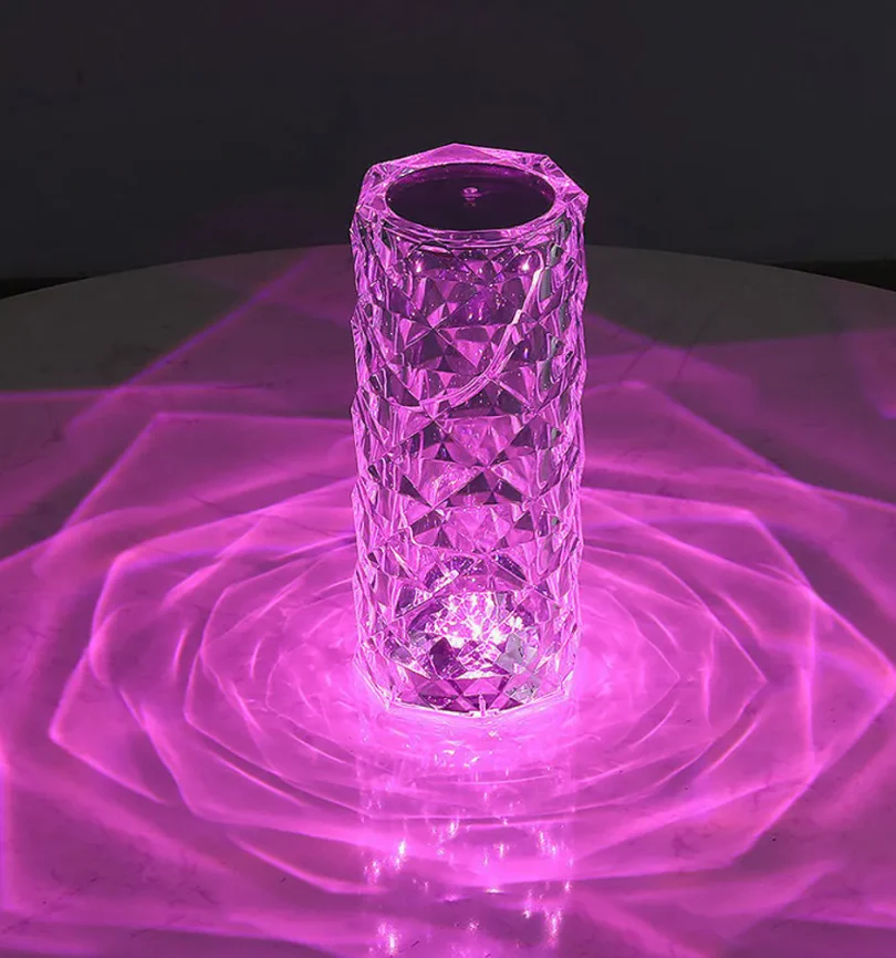 SparklingGlow | LED Crystal Touch Table Lamp with 16 Colors and Remote Control - Image 5